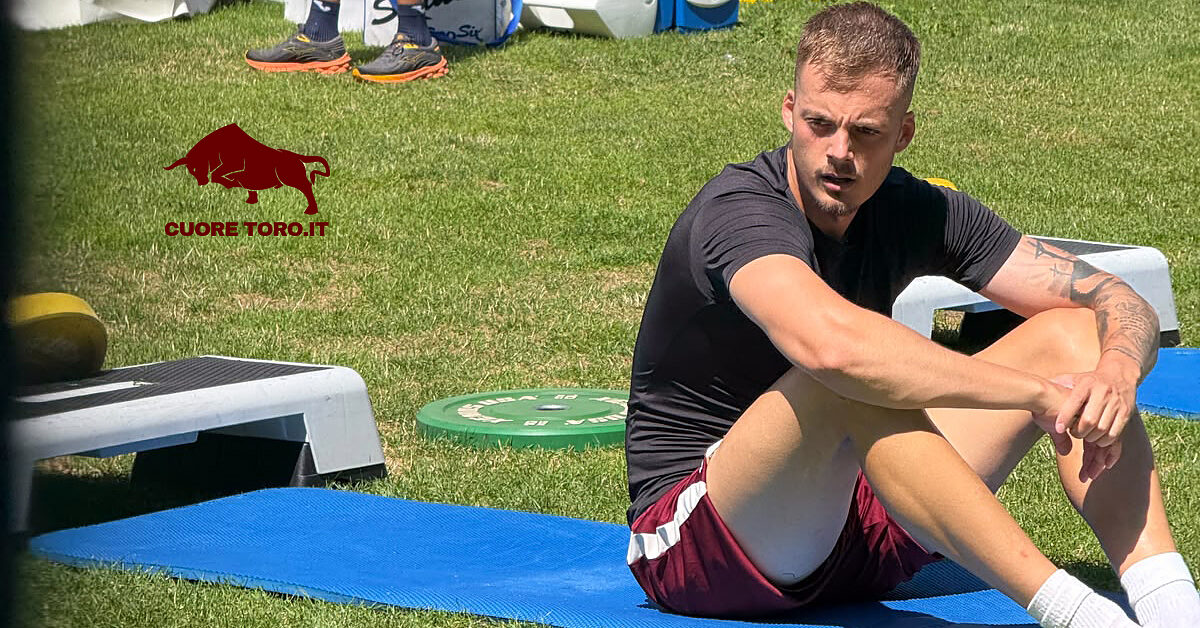 Ivan Ilic nel ritiro estivo di Pinzolo