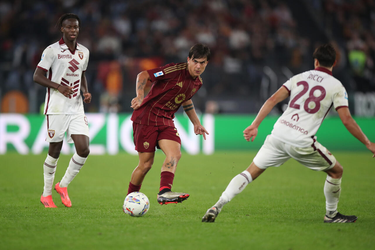 La gara di andata tra Roma e Torino