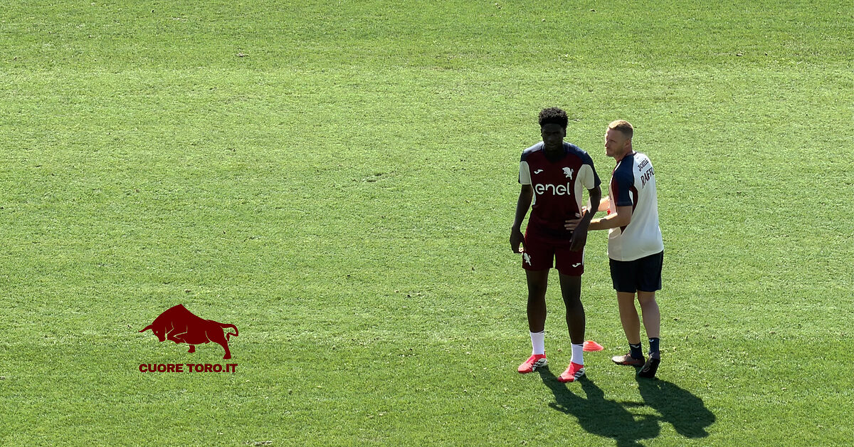Manuel Carrascosa, allenamento al Filadelfia