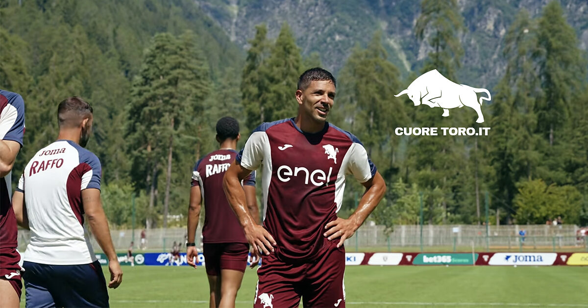 Giovanni Simeone, allenamento a Pinzolo