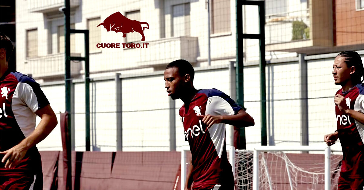 Rafik Belghali, allenamento al Filadelfia, Torino
