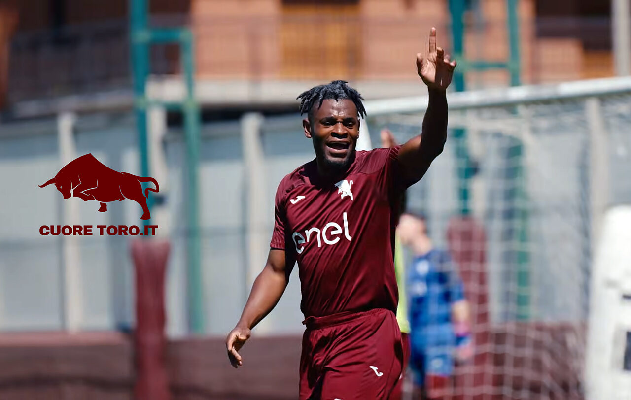 Duvan Zapata, allenamento al Filadelfia
