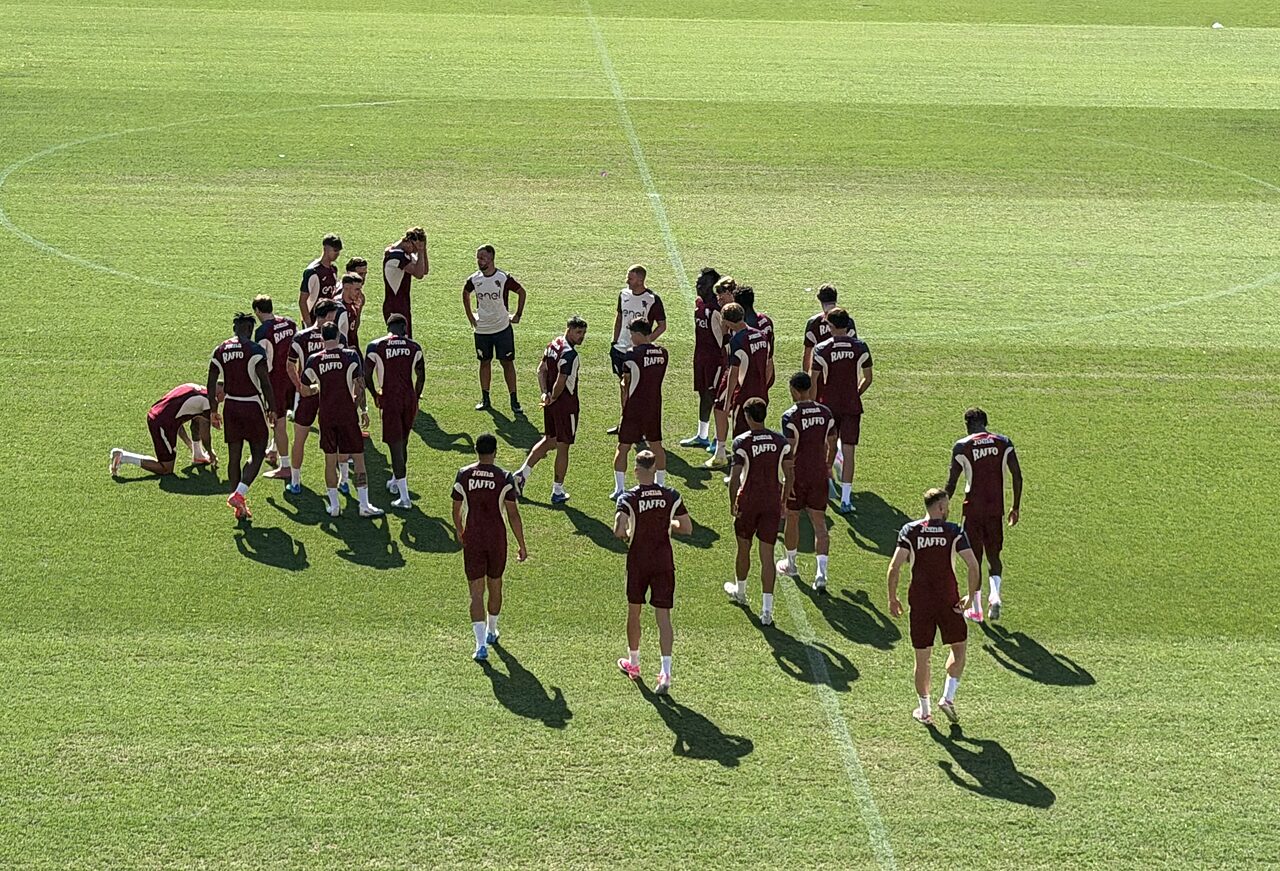 Allenamento a porte aperte al Filadelfia