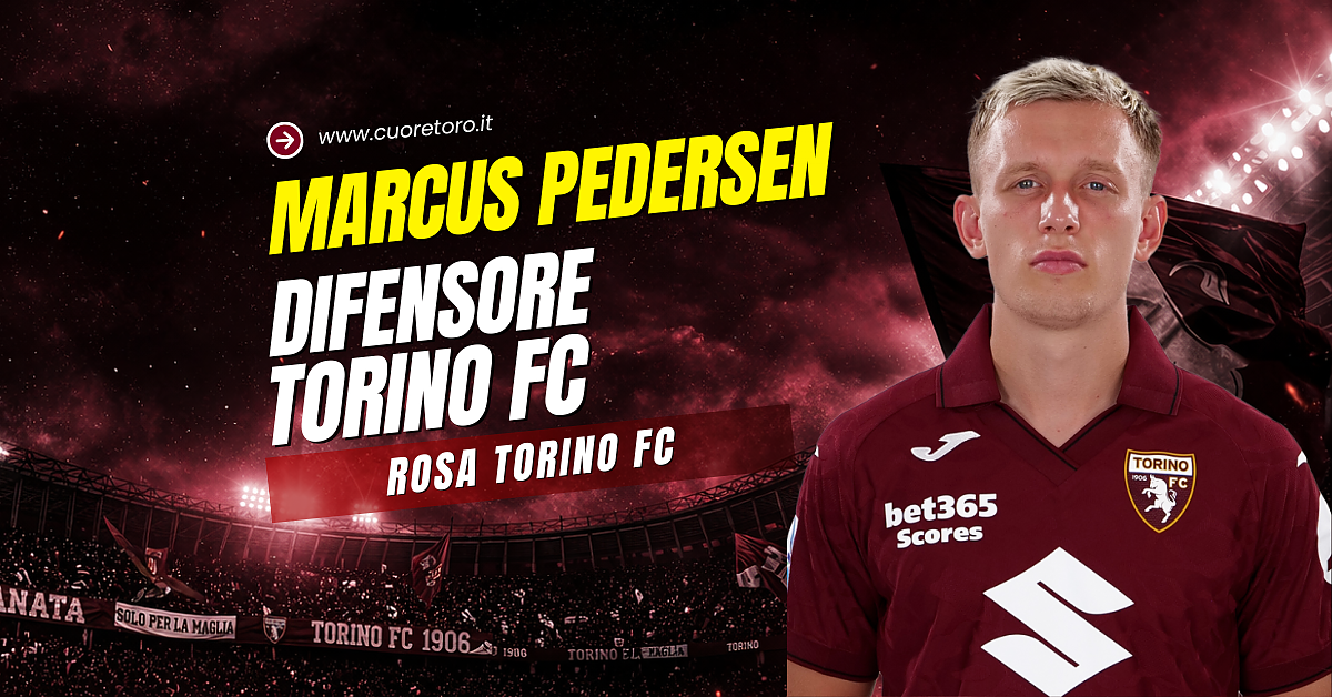 Marcus Pedersen, difensore del Torino Fc