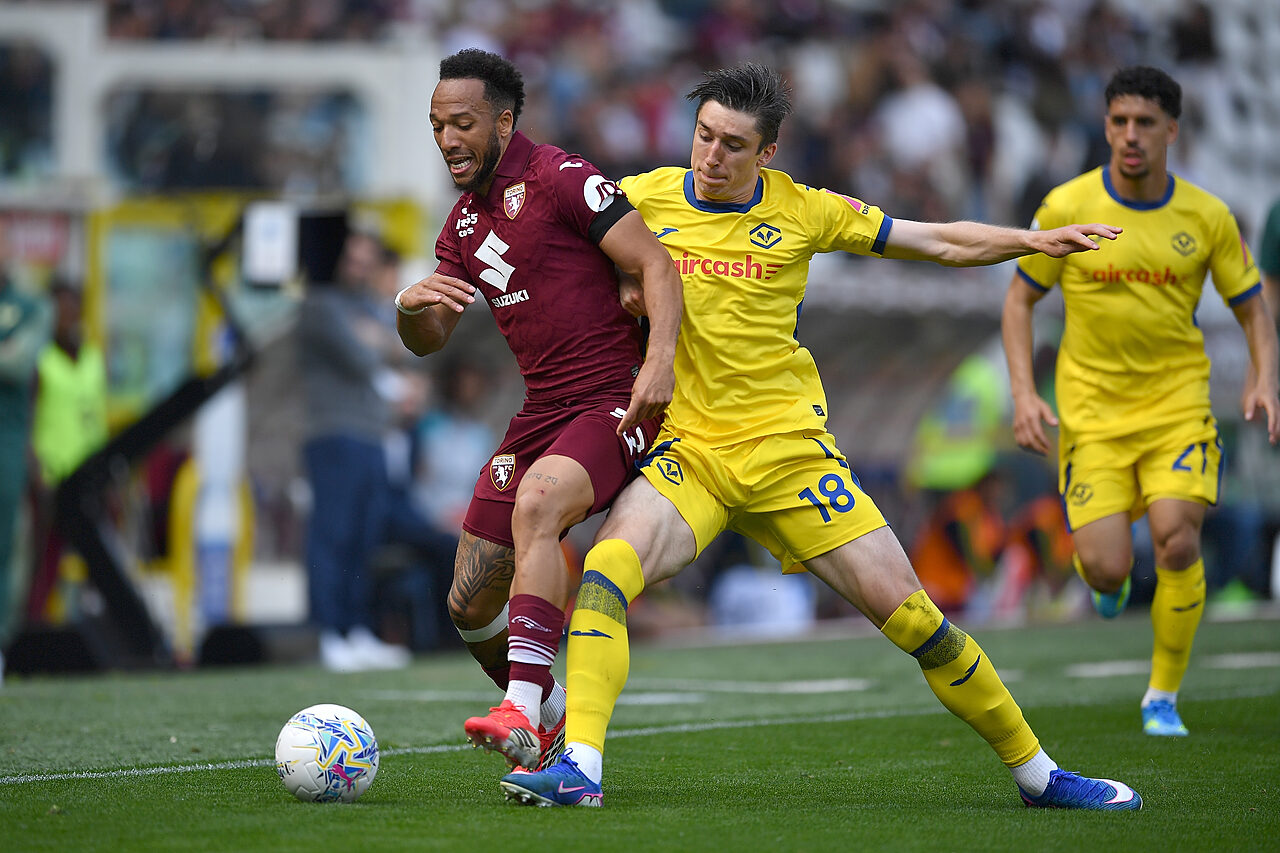 Kieron Bowie, gol del momentaneo pareggio in Torino Verona
