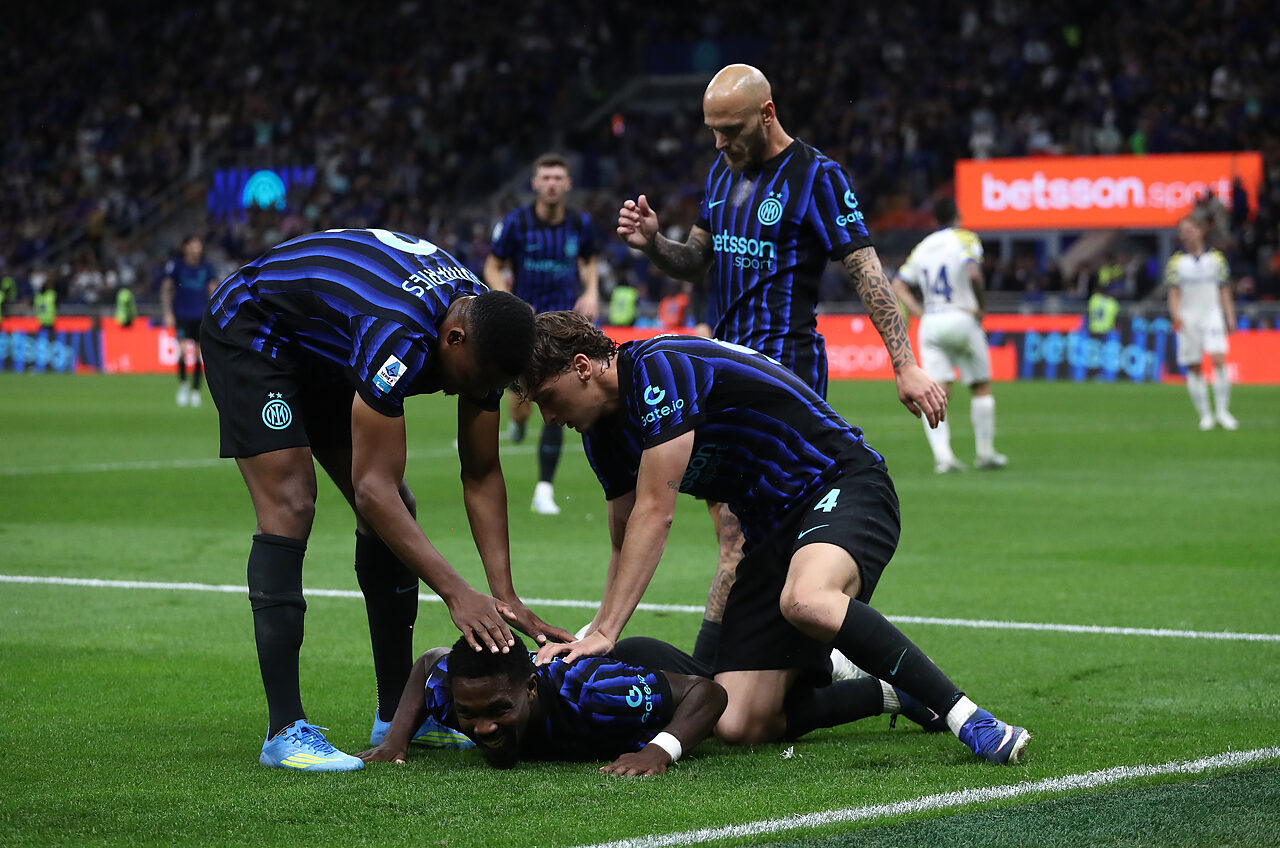 Inter Parma 2-0 - gol di Thuram