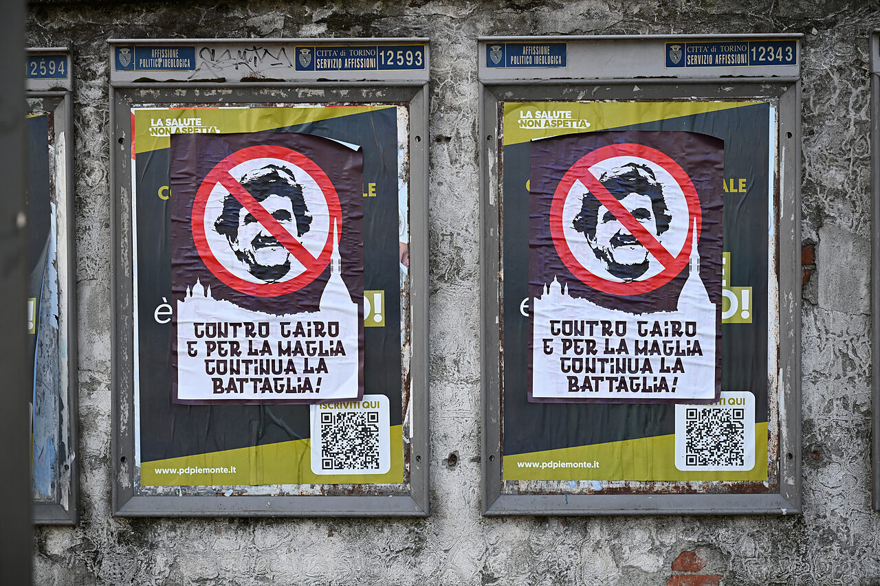 Torino, contestazione ad Urbano Cairo