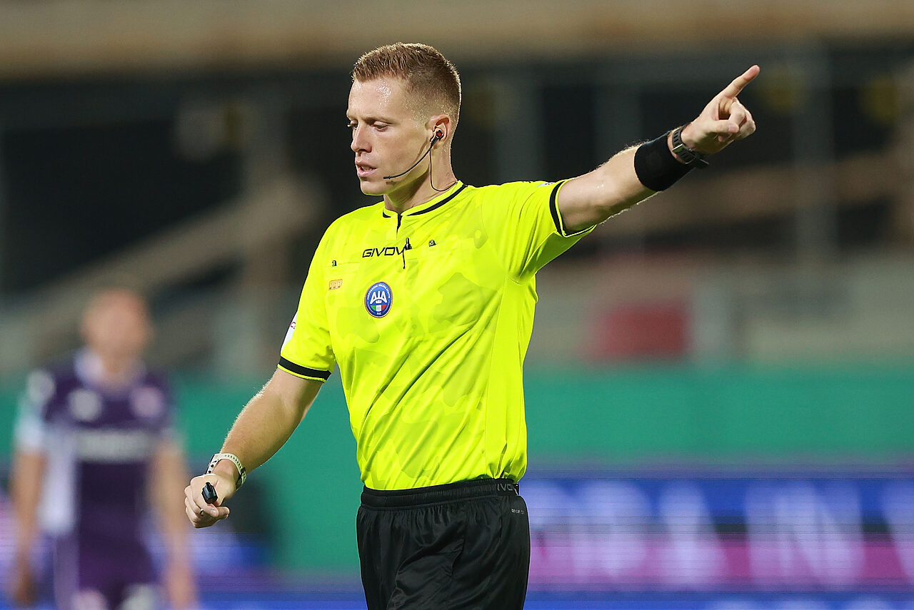 Kevin Bonacina, arbitro di Torino Hellas Verona