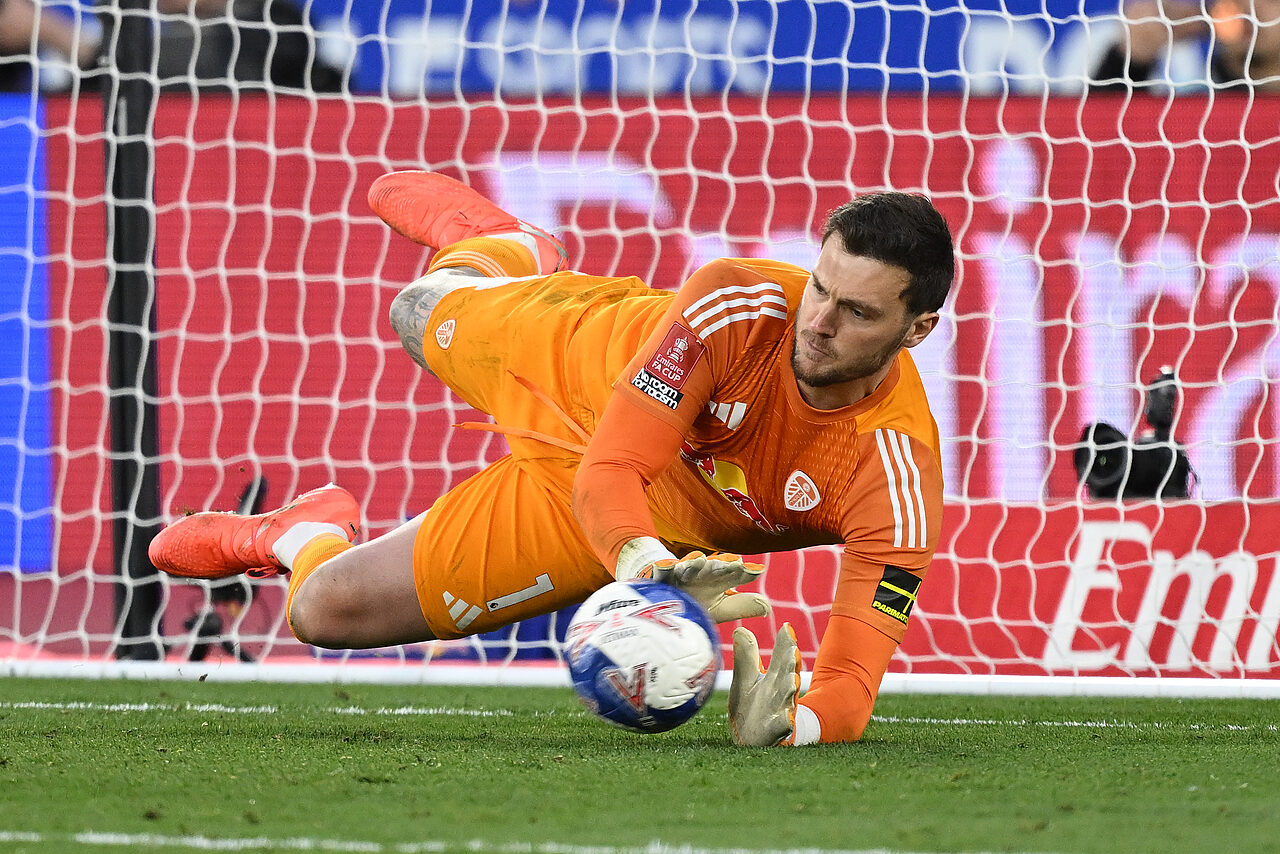 Lucas Perri, portiere del Leeds United