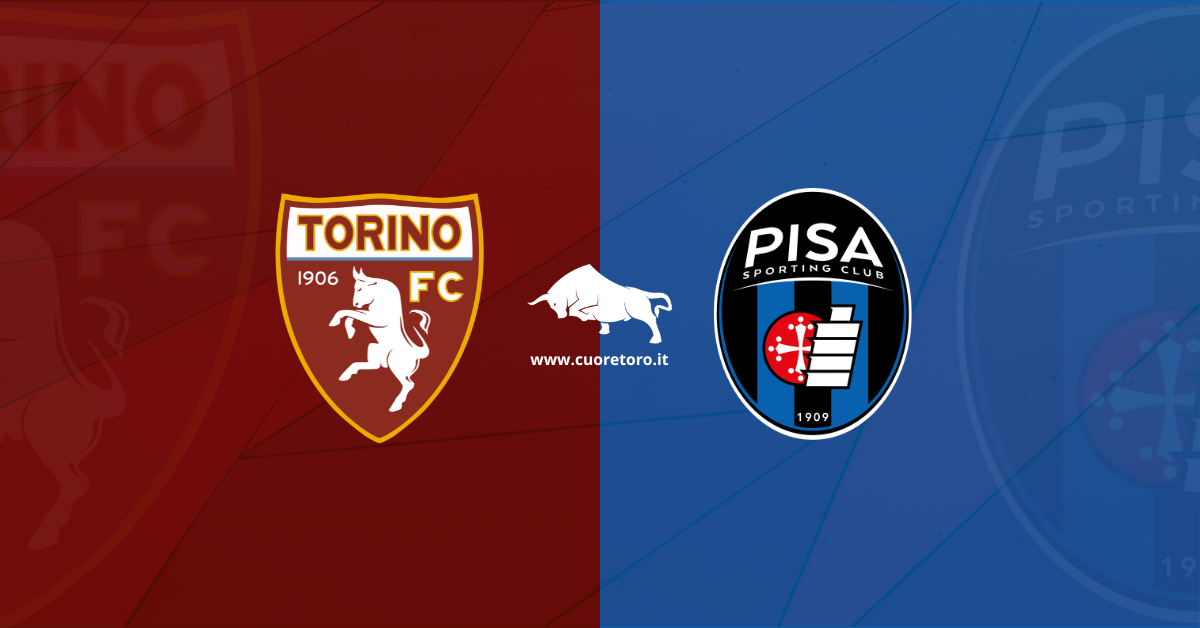 Torino Pisa, decima giornata di Serie A