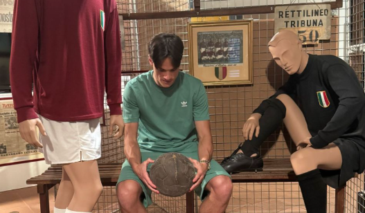 Samuele Ricci, visita al Museo del Torino