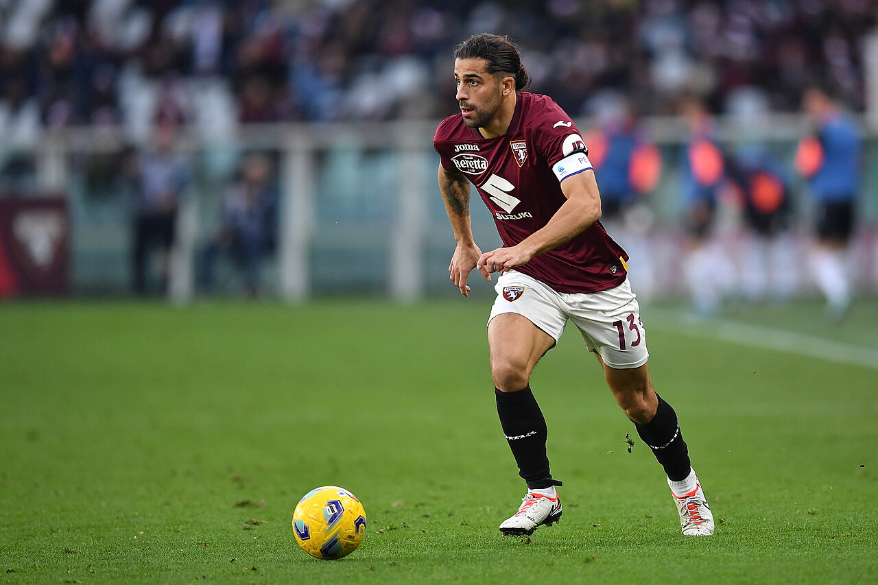 Ricardo Rodriguez in azione con la maglia del Torino FC