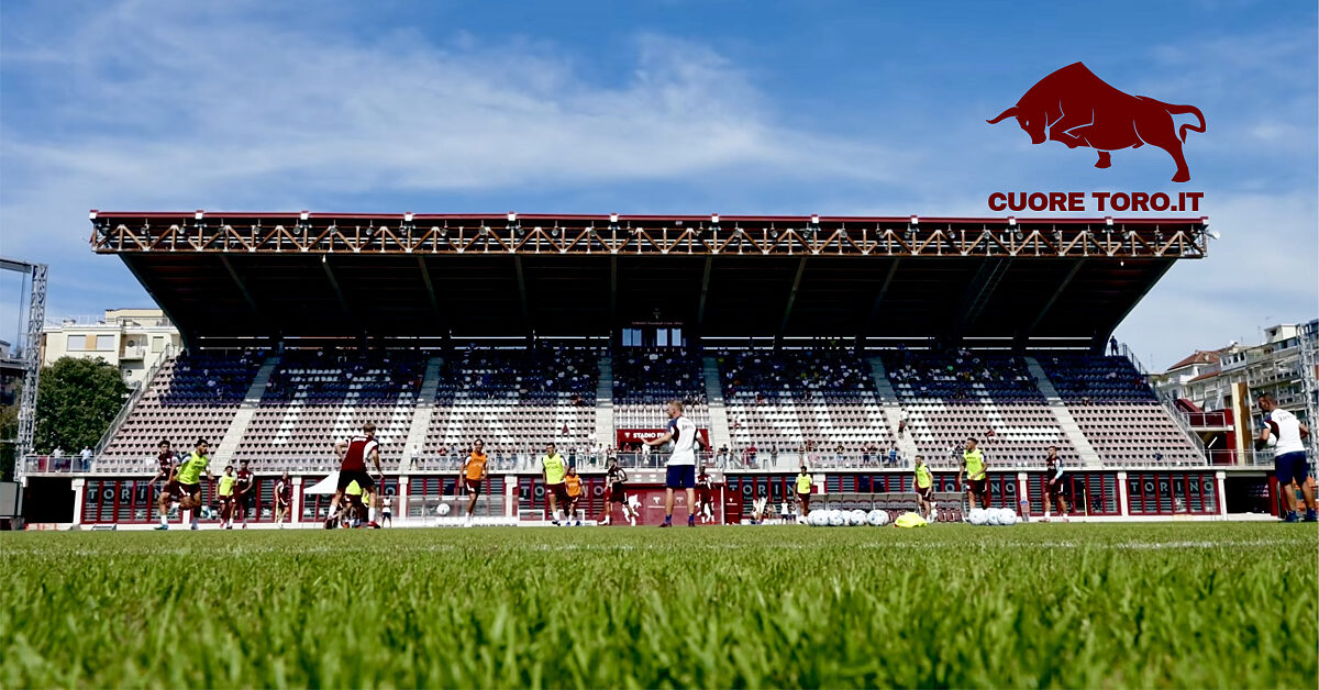 Stadio Filadelfia, allenamento Torino FC