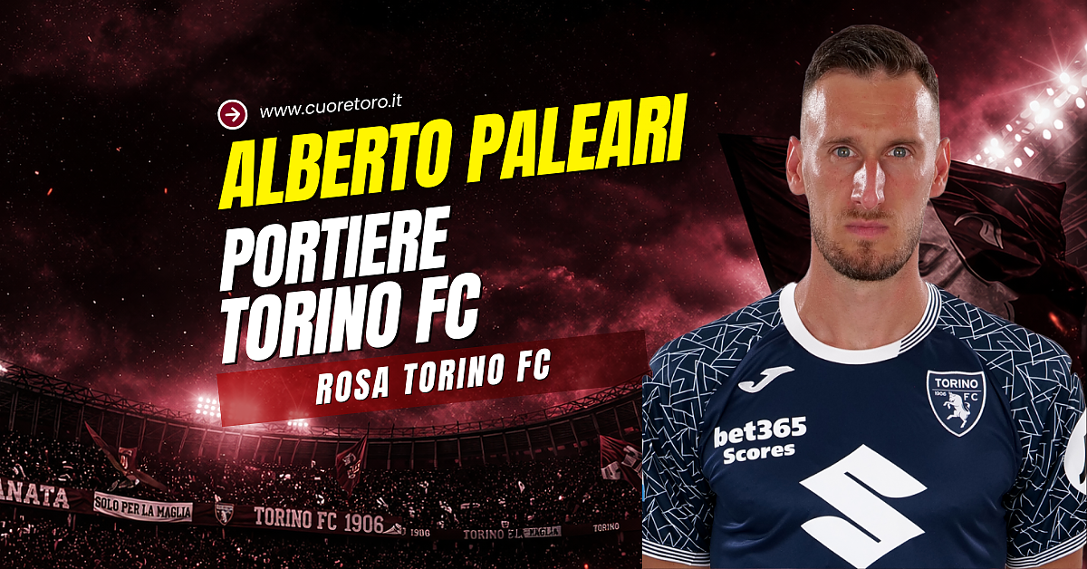 Alberto Paleari portiere del Torino FC