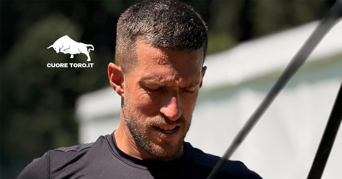Cristiano Biraghi nel ritiro estivo di Pinzolo