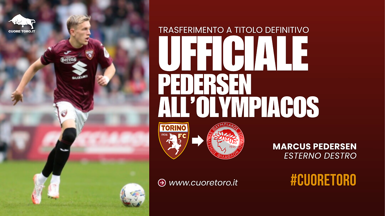 Ufficiale Pedersen all'Olympiacos
