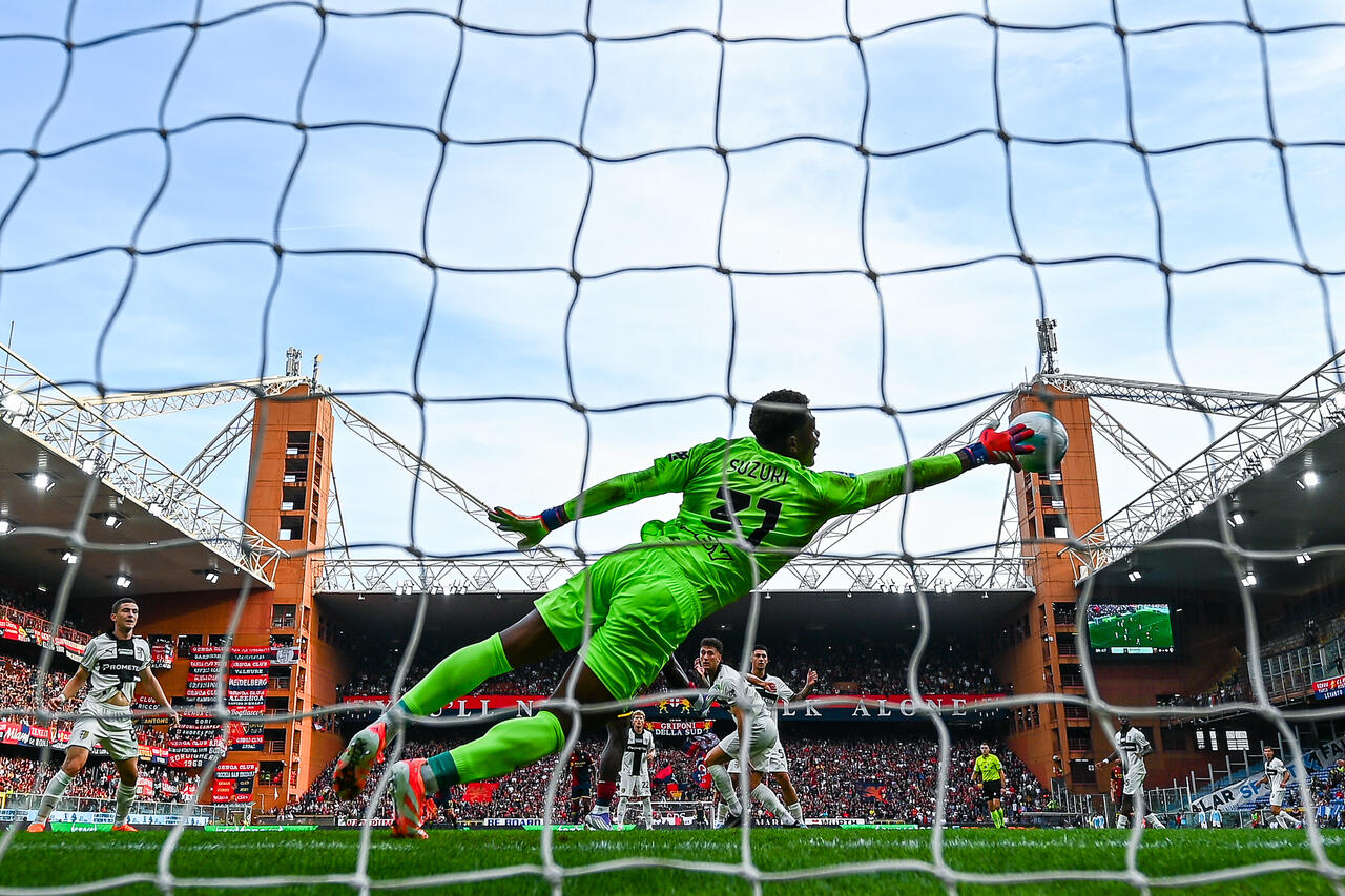 Zion Suzuki, rigore neutralizzato col Genoa
