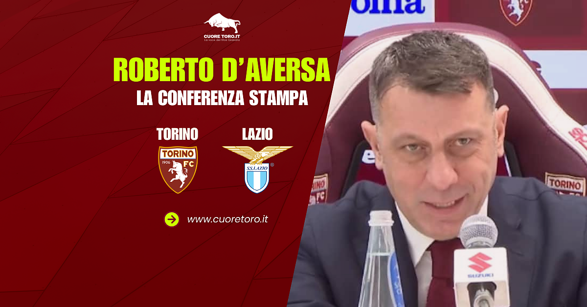 Torino Lazio, Roberto D’Aversa in conferenza stampa