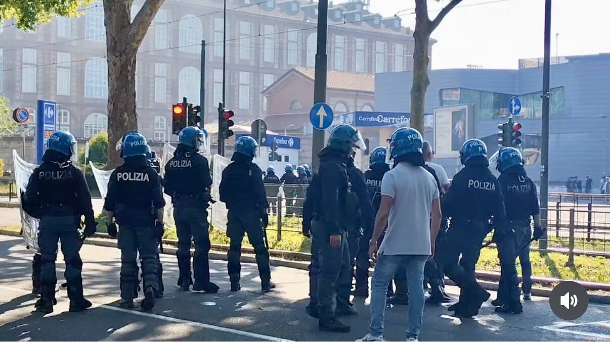 Torino Juventus, scontri tra ultras