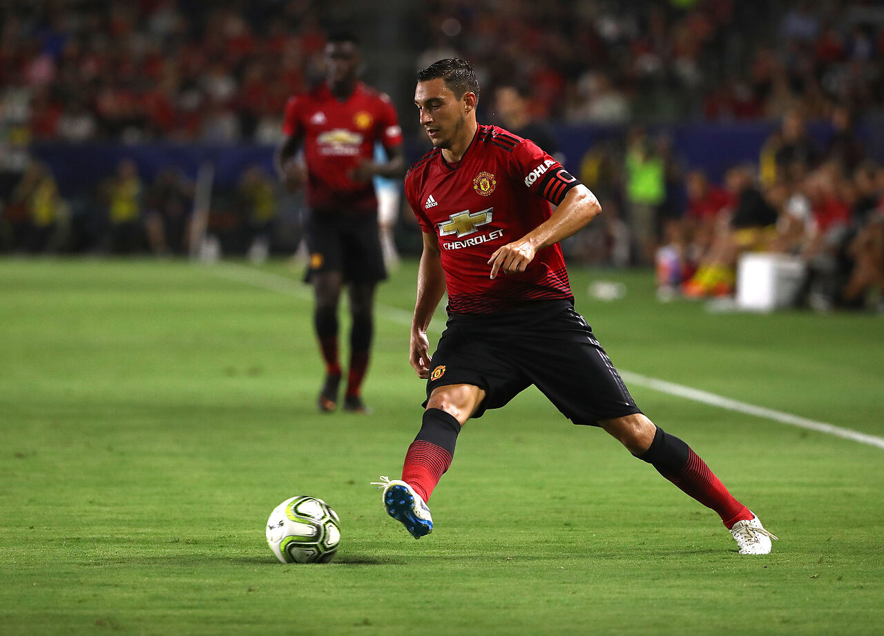 Matteo Darmian ai tempi del Man Utd