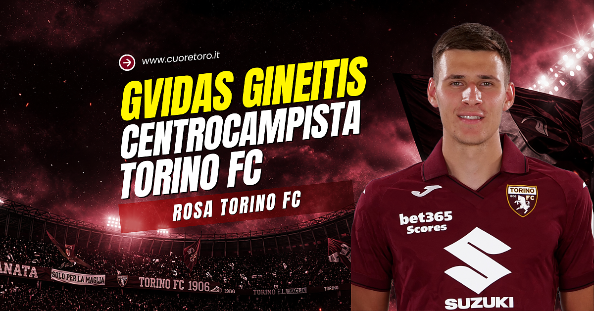 Gvidas Gineitis, centrocampista del Torino Fc