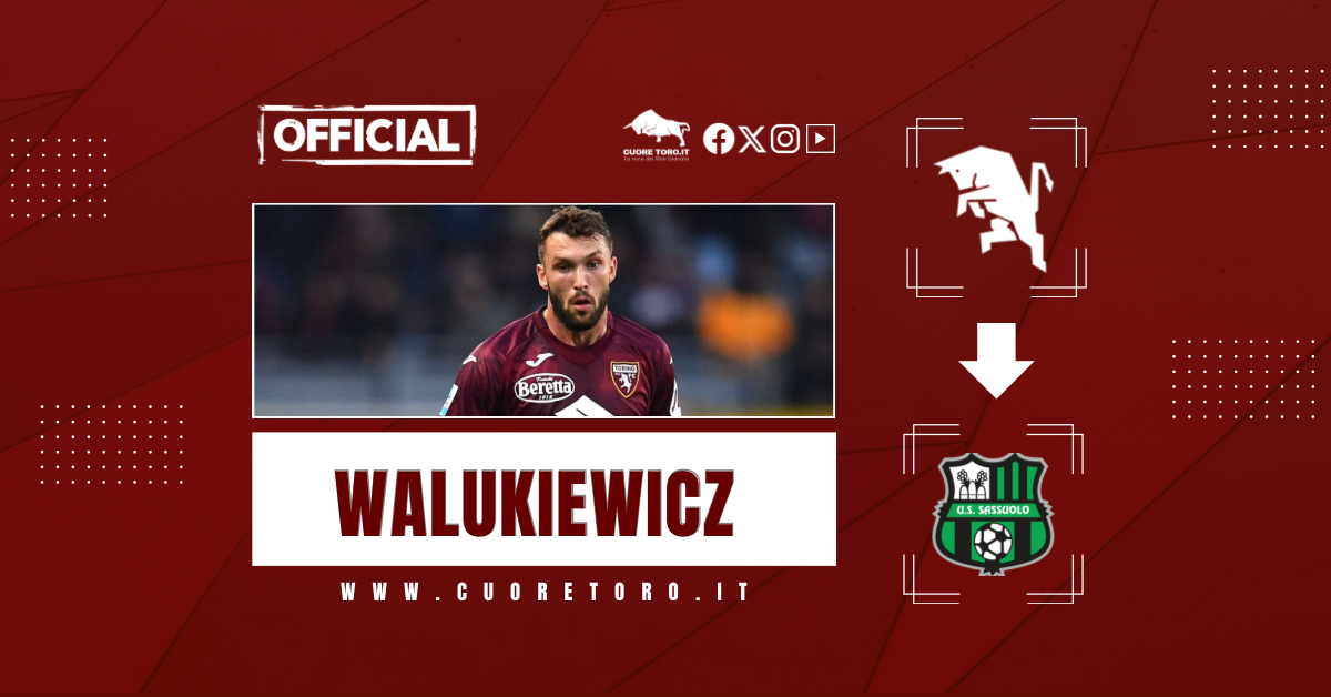 Walukiewicz in prestito al Sassuolo dal Torino