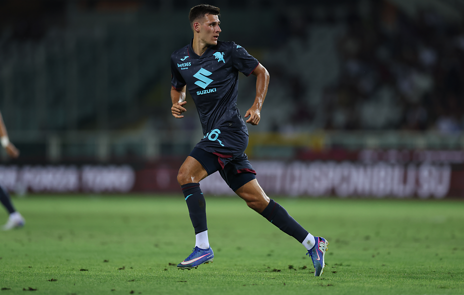 Gvidas Gineitis in azione con la terza maglia del Torino FC 2026-2027