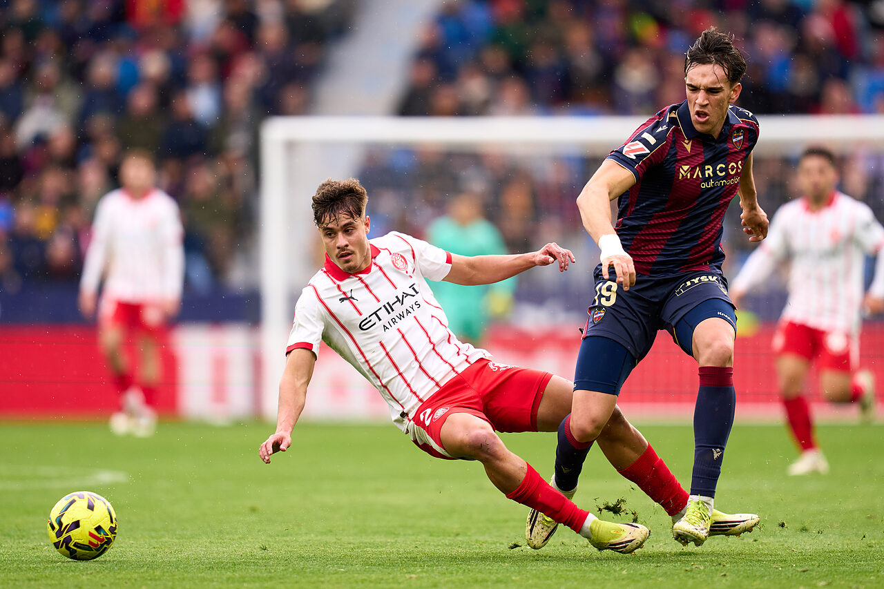 Hugo Rincon, esterno del Girona. Piace al Torino in vista del prossimo calciomercato