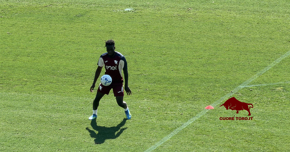 Wisdom Acquah, allenamento al Filadelfia