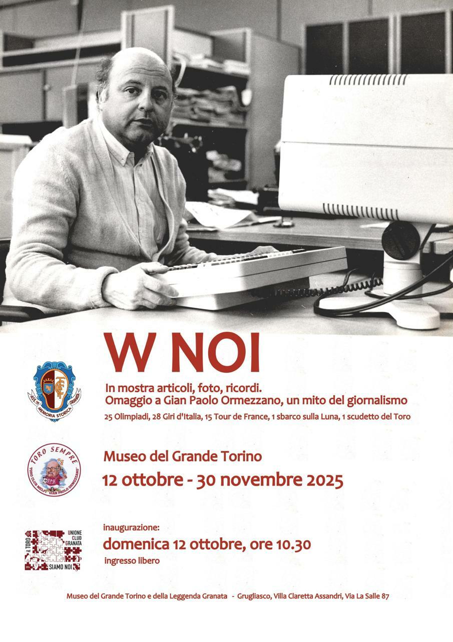 Locandina mostra W NOI, Gian Paolo Ormezzano