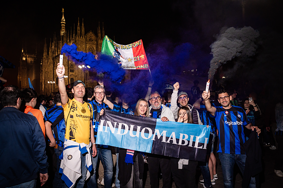 Inter, festa scudetto a Milano
