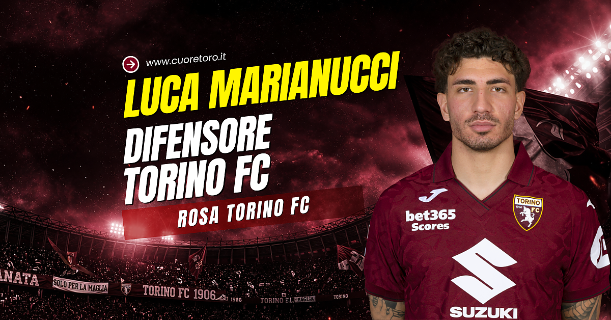Luca Marianucci, difensore del Torino Fc