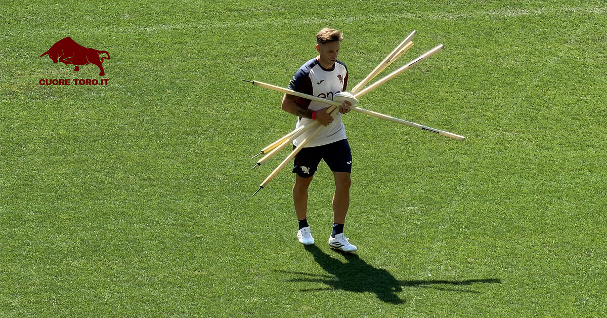 Lucas Biglia, allenamento al Filadelfia