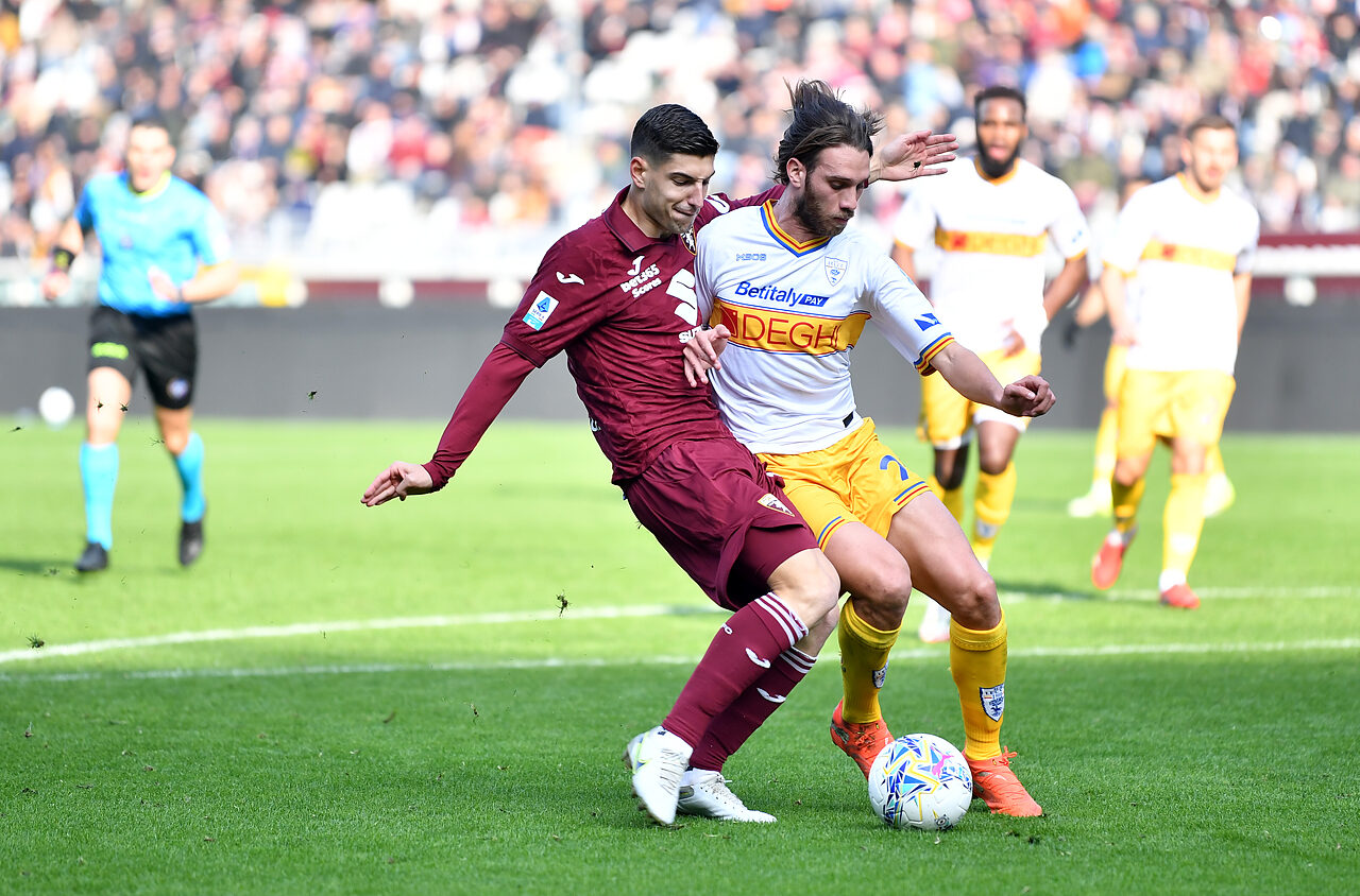 Torino Lecce, esordio per Matteo Prati