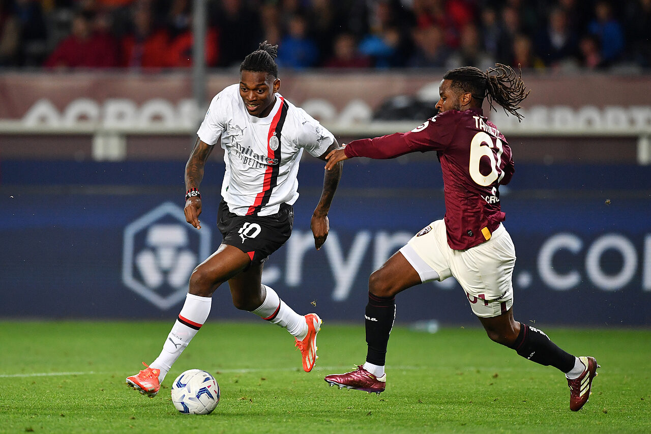 Leao e Tameze in Torino Milan