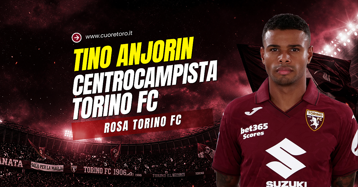 Tino Anjorin, centrocampista del Torino Fc