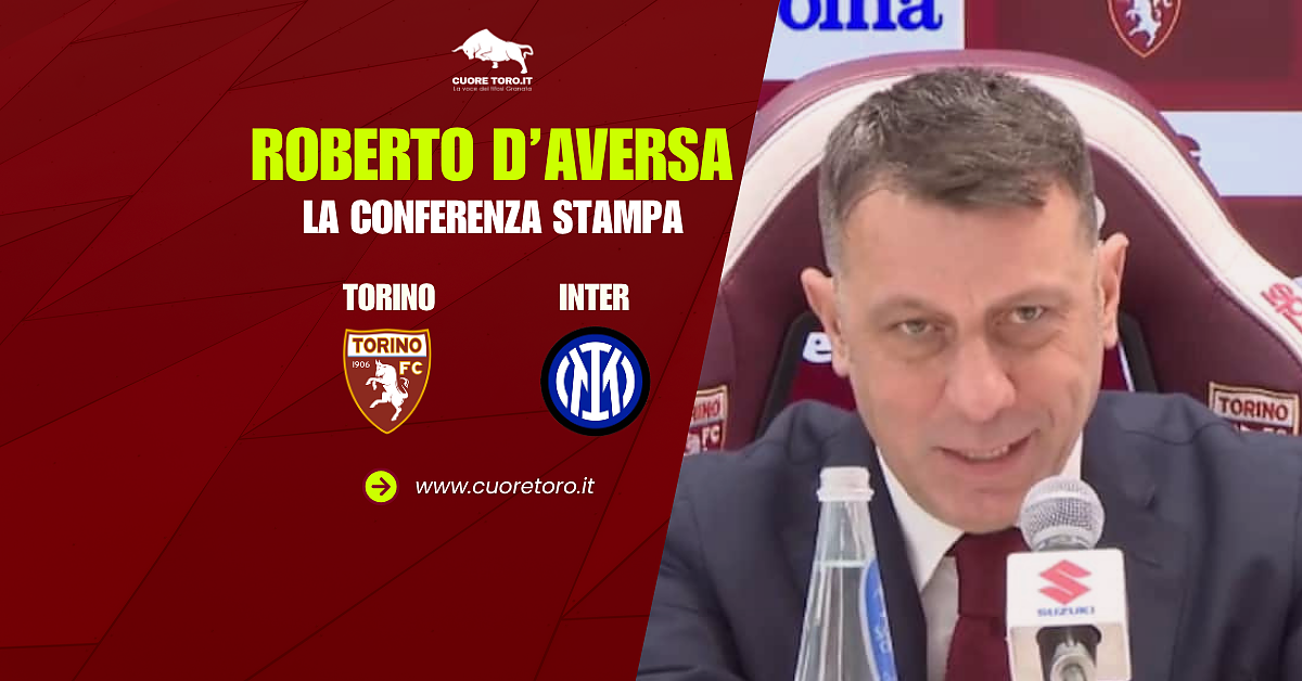 Torino Inter: la conferenza stampa di Roberto D'Aversa