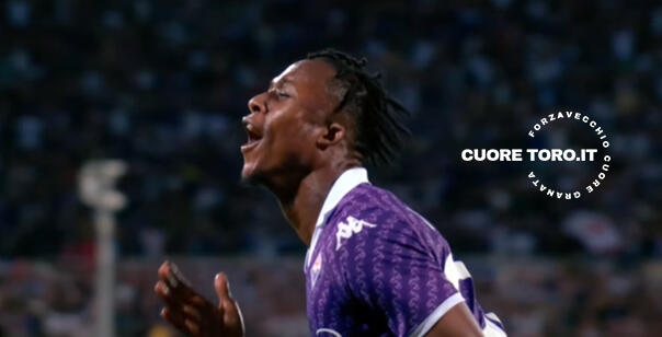 Christian Kouame attaccante della Fiorentina
