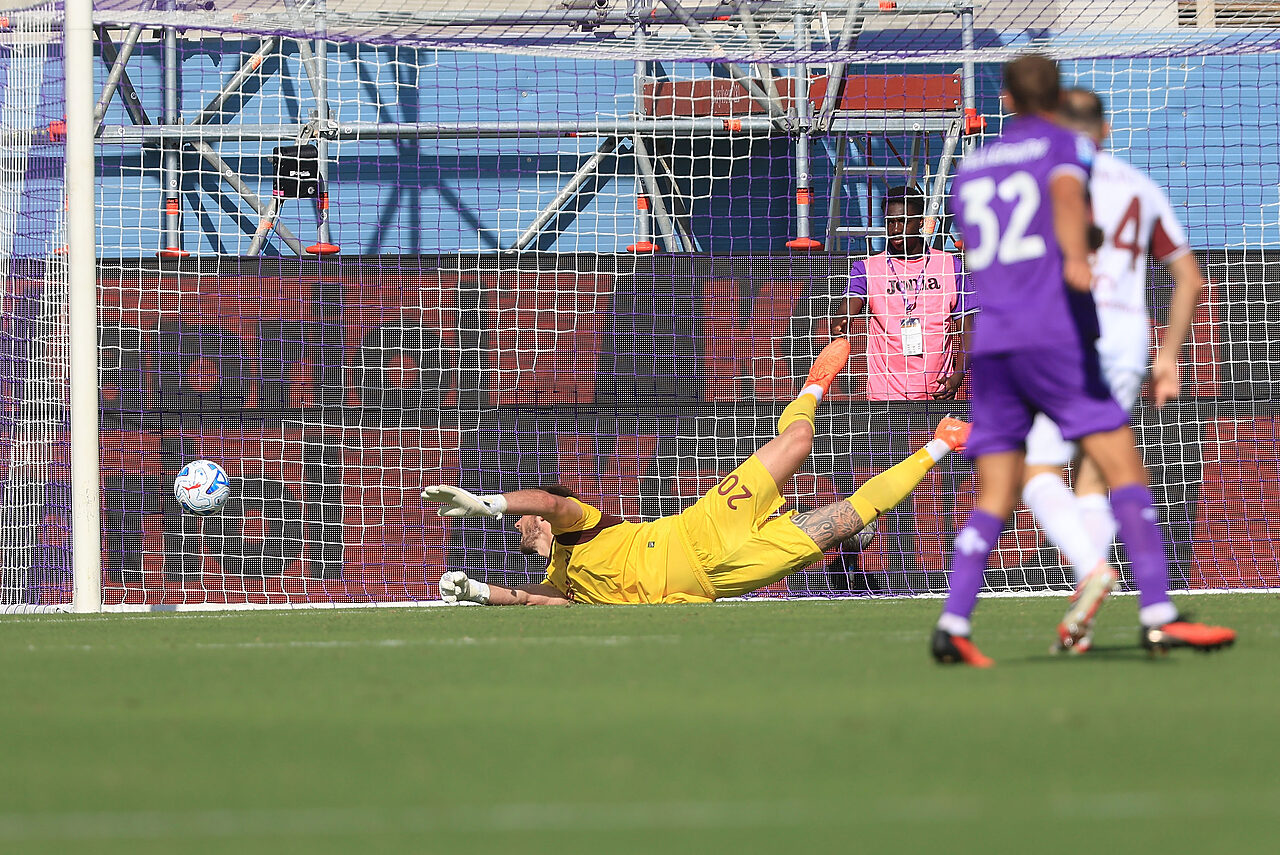 Lucas Perri, errore in Fiorentina Torino