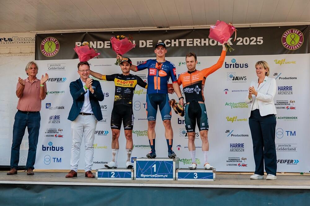 Il podio della Ronde van de Achterhoek