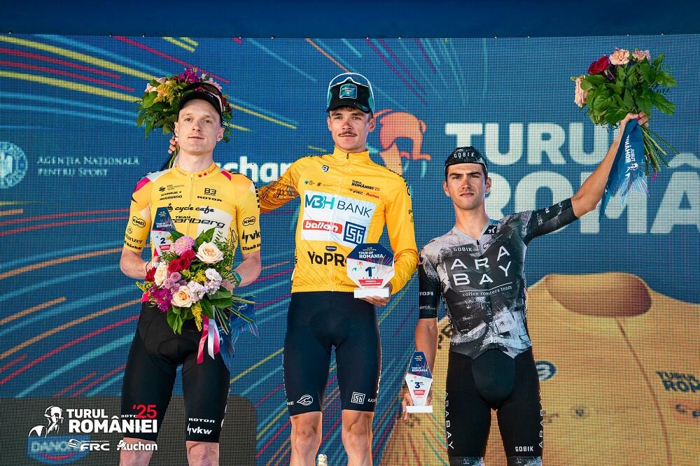 Il podio finale del Turul Romaniei