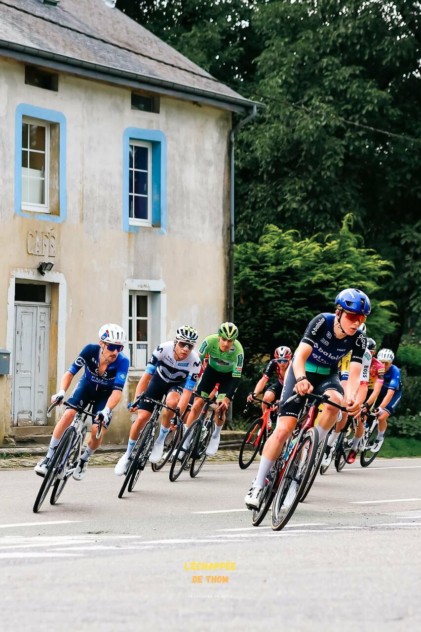 I corridori in fuga durante la quinta tappa del Tour de Wallonie 2025 © Tour de Wallonie & GP de Wallonie