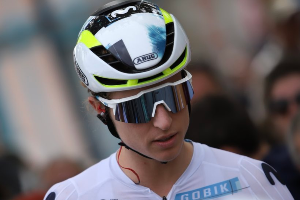 Marlen Reusser abbandona ©Movistar Team
