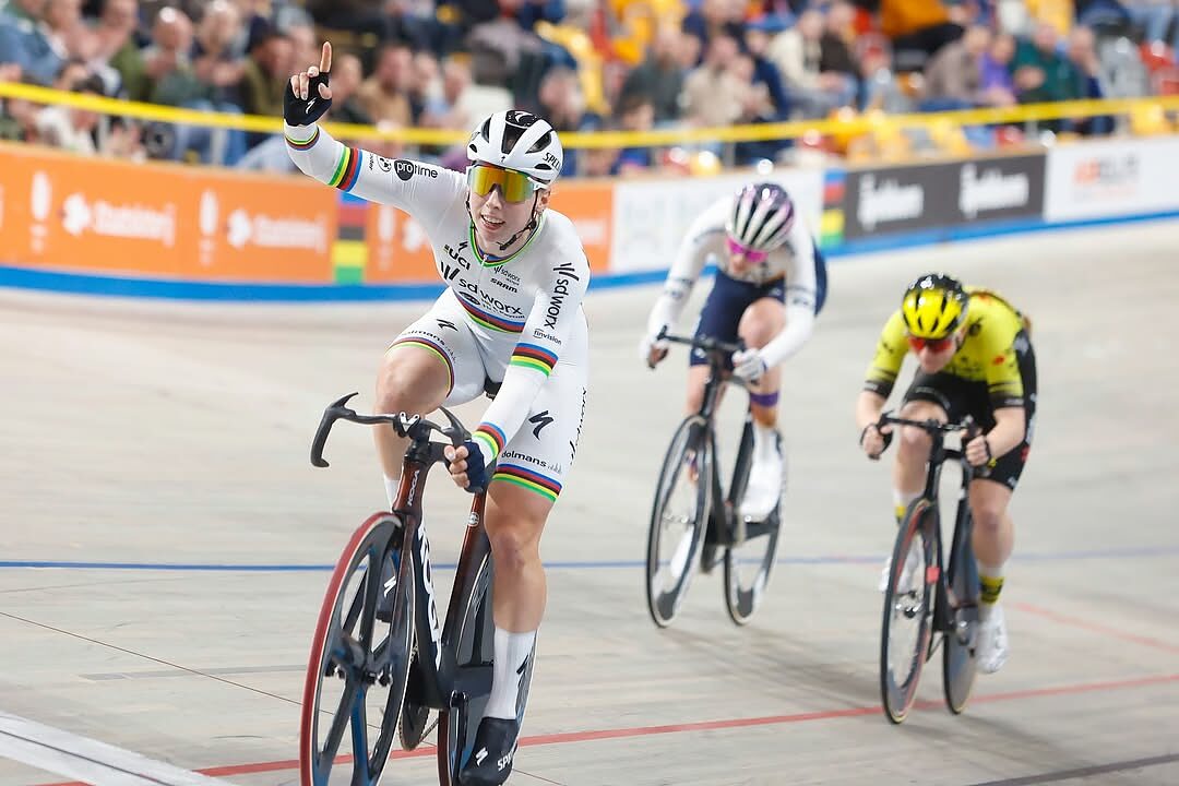 Lorena Wiebes vince il campionato nazionale dei Paesi Bassi nello Scratch ©3rmedia/Dave Rietbergen