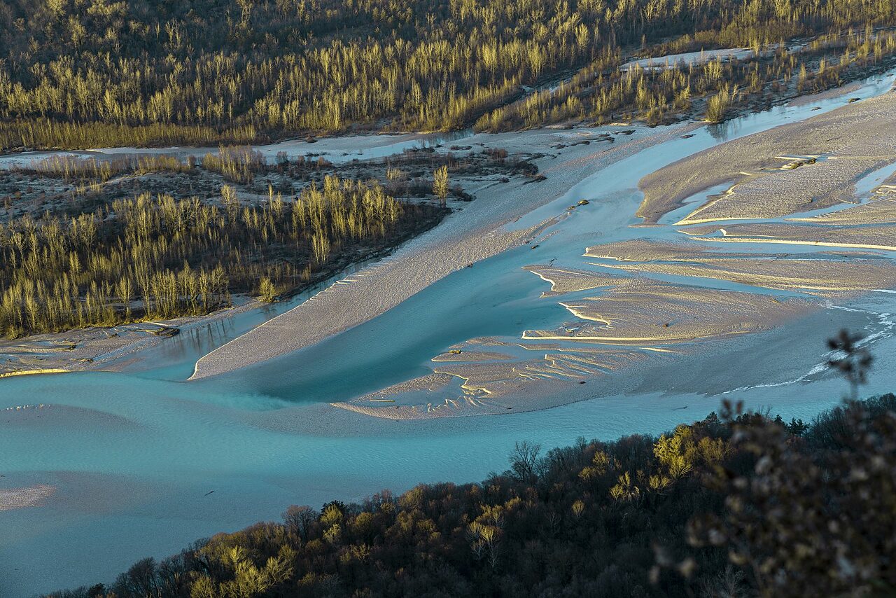 Ragogna - Fiume Tagliamento vista dal castello (ph Fabrice Gallina) © PromoTurismoFVG