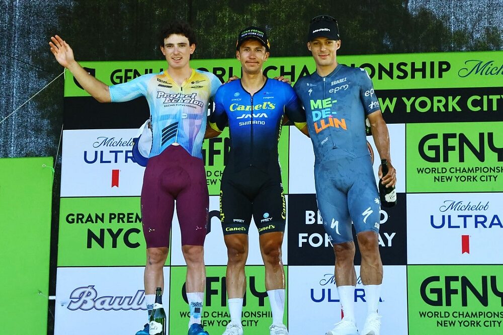 Il podio del Gran Premio New York City