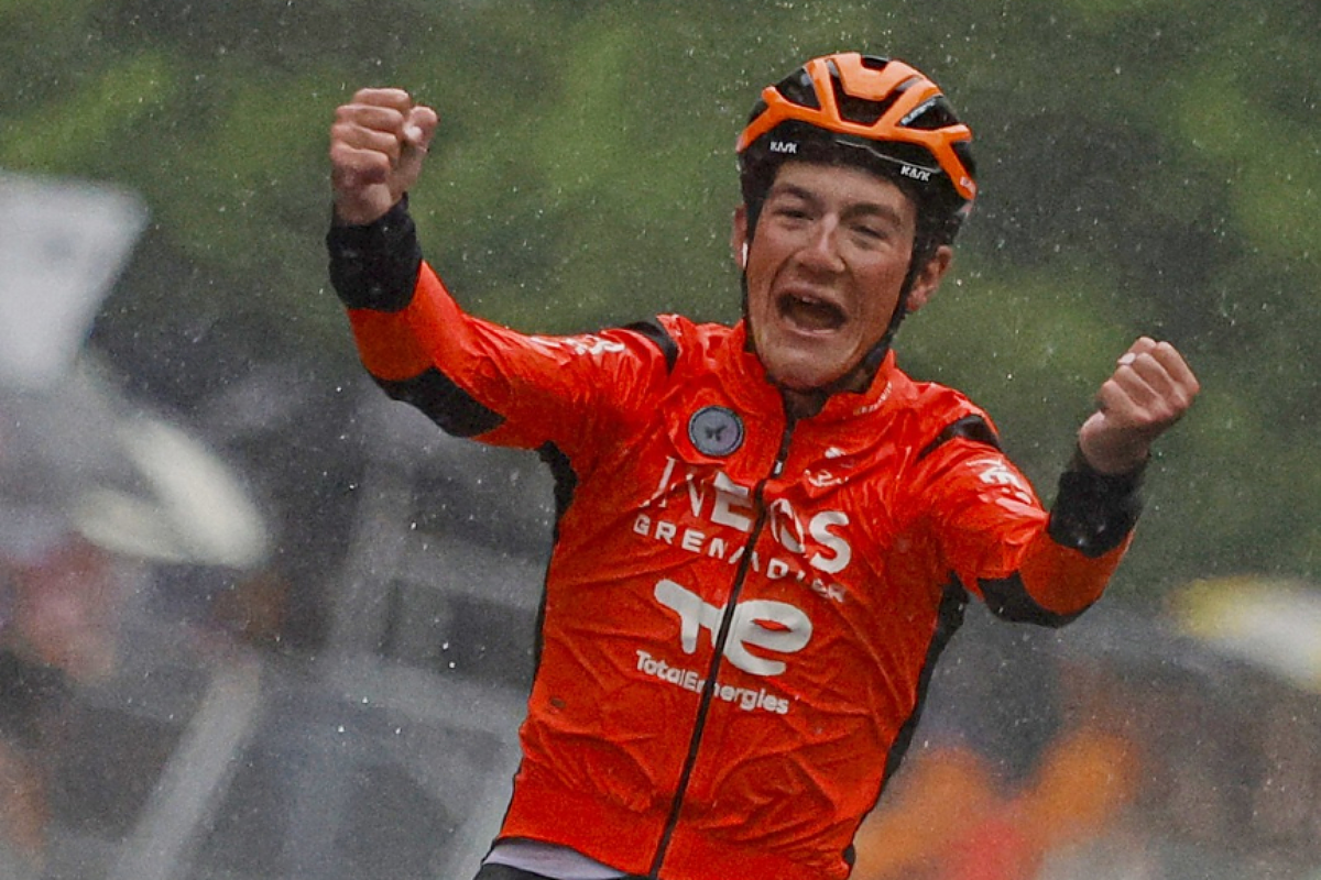 AJ August vince a Bergara l'ultima tappa del Giro dei Paesi Baschi ©Itzulia Basque Country/Sprint Cycling