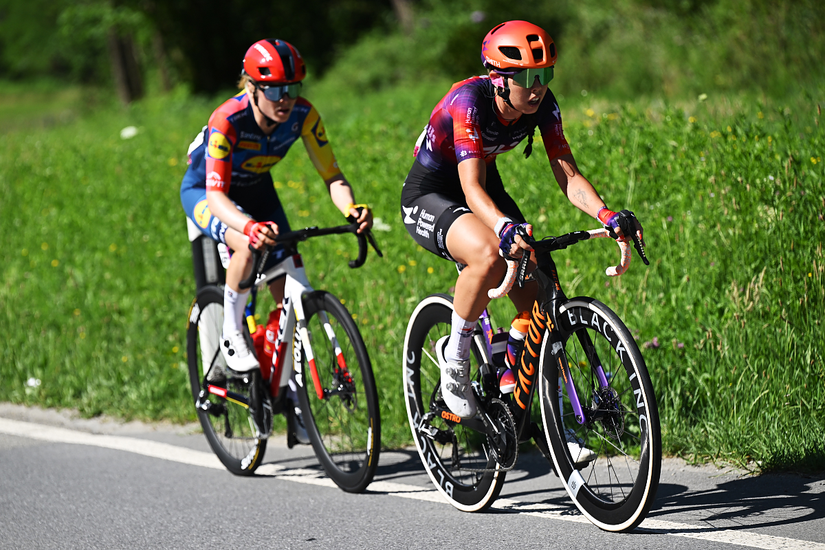 Carlotta Cipressi e Margot Vanpachtenbeke ©UCI WWT (Foto Getty)