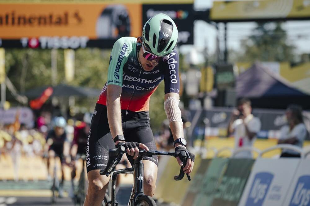 Paul Seixad al termine della seconda tappa del Tour de France 2026 © ASO/Thomas Maheux