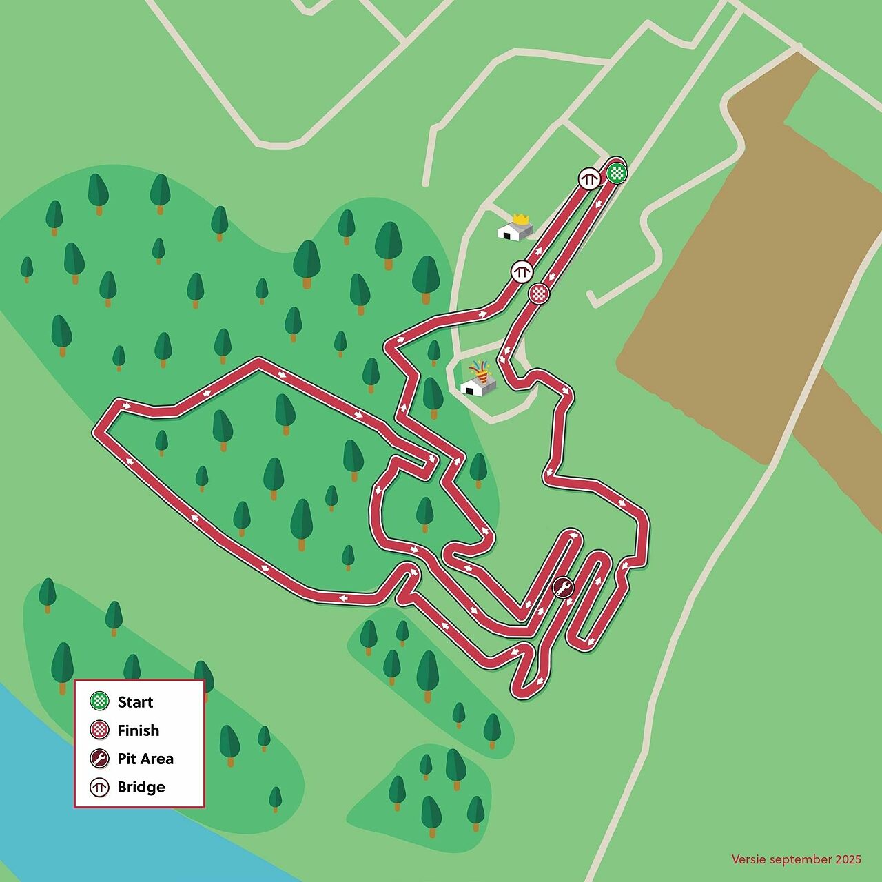 Il percorso dell'appuntamento di Coppa del Mondo di ciclocross a Gavere © UCI Cyclocross